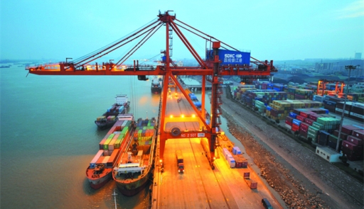 Lighting engineering project in Zhenjiang port of China