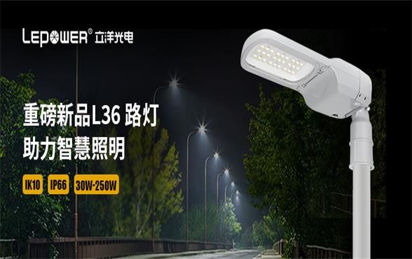 Lepower I blockbuster new LED street light series L36 street light, help smart lighting!